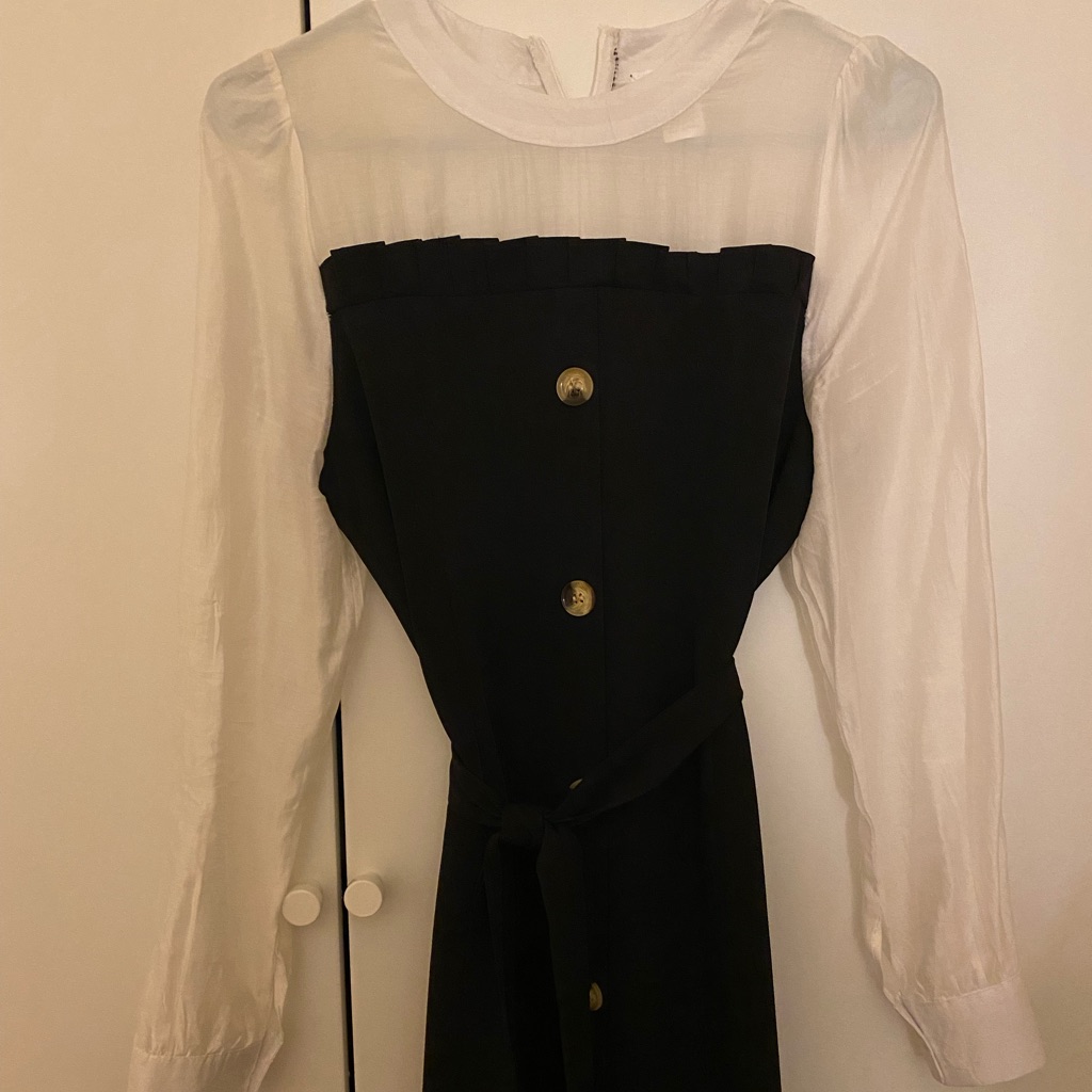 Black Buttoned Dress